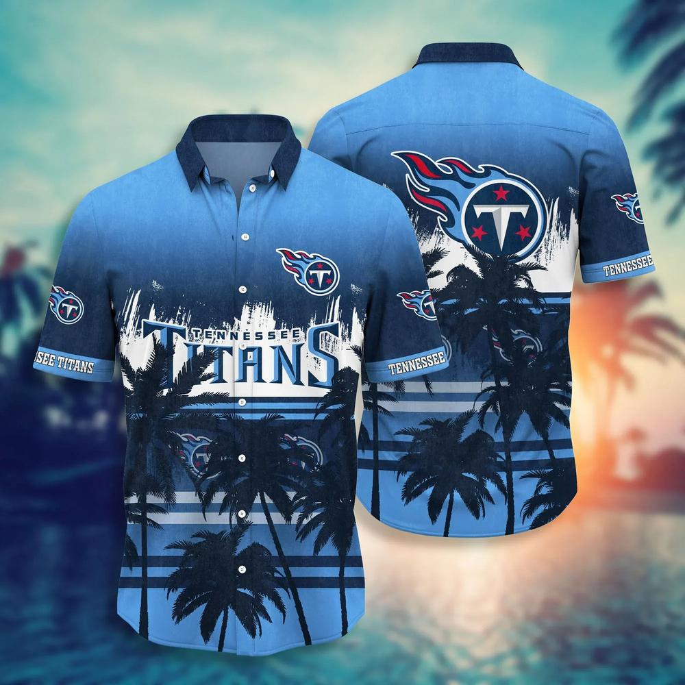 Tennessee Titans NFL Summer HAWAIIAN SAS Tropical Pattern Graphic For ...