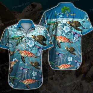 Types of Turtles Lovers 3d Hawaii Shirt